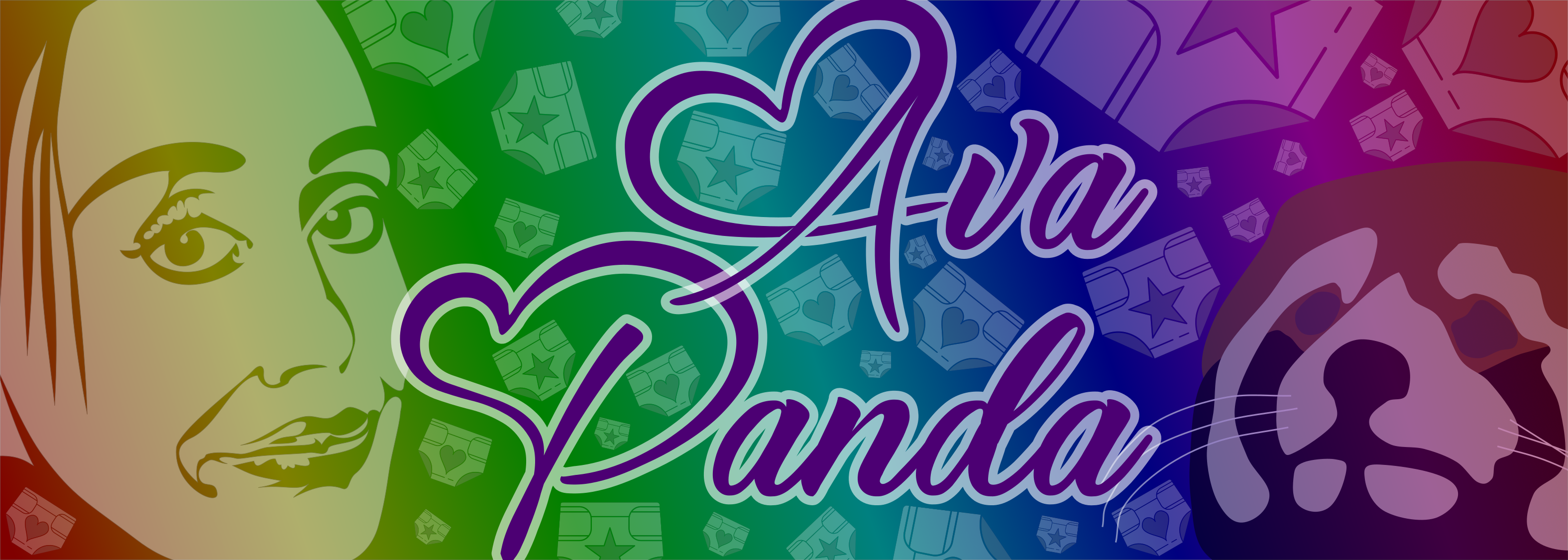 Diaper sticker designed for Ava Pandapants